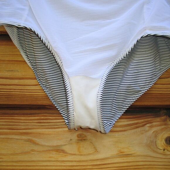 Sea Level Black White High Waist Bikini Bottoms 16 - Picture 10 of 11